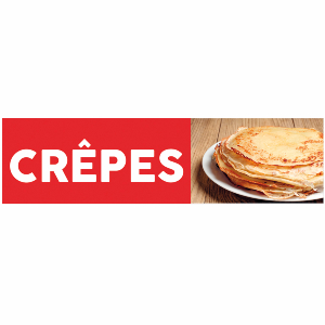 Banderole publicitaire CRÊPES