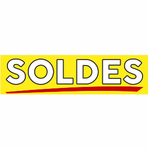 Banderole publicitaire SOLDES