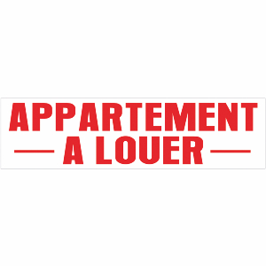 Banderole publicitaire APPARTEMENT A LOUER