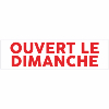 Banderole publicitaire OUVERT LE DIMANCHE