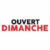 Banderole publicitaire OUVERT DIMANCHE