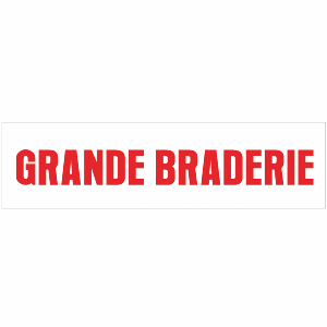 Banderole publicitaire GRANDE BRADERIE