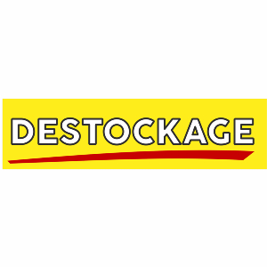 Banderole publicitaire DESTOCKAGE