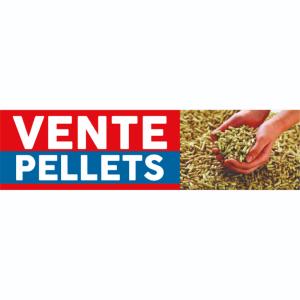 Banderole publicitaire VENTE DE PELETS