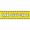 Banderole publicitaire GRAND DESTOCKAGE