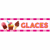 Banderole publicitaire GLACES