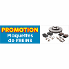 Banderole publicitaire PROMOTION PLAQUETTES DE FREIN